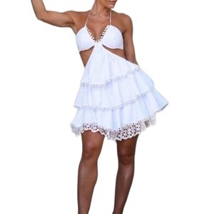 Byegreis Pom Pom Dress